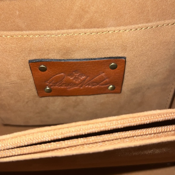 PATRICIA NASH PALM LEAVES MARINA MINI SATCHEL OR CROSSBODY - Picture 6 of 8